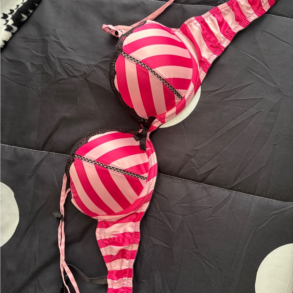 Victoria's Secret Sexy Little Thing Pink Striped Bra